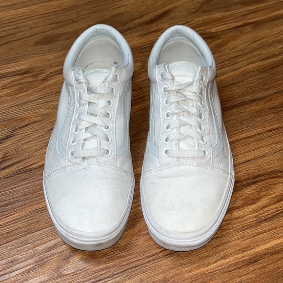 Vans Shoes - Vans Old Skool White Unisex Sneakers size 8.5 womens